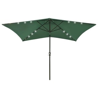 Foto 1 | Foto 1 | Sombrilla Para Patio Y Jardín Vidaxl Con Luces Led Solares Color Verde 2 X 3 M - Venta Internacional.