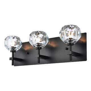 Foto 1 | Foto 1 | Lámpara De Pared Graham Elegant Lighting 3 Luces Color Negro - Venta Internacional.