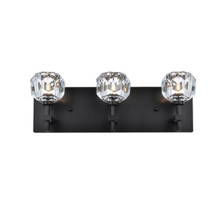 Foto 3 | Foto 3 | Lámpara De Pared Graham Elegant Lighting 3 Luces Color Negro - Venta Internacional.