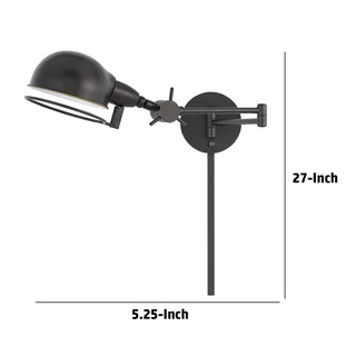 Foto 5 | Foto 5 | Lámpara De Pared Benzara Kash 68 Cm Vintage Con Brazo Oscilante Bronce - Venta Internacional.