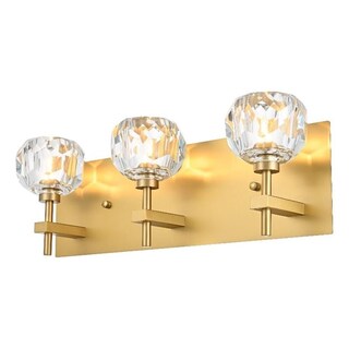 Foto 1 | Foto 1 | Lámpara De Pared Elegant Lighting Graham 3 Luces Hierro Dorado - Venta Internacional.