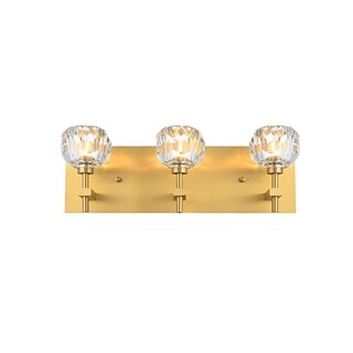 Foto 3 | Foto 3 | Lámpara De Pared Elegant Lighting Graham 3 Luces Hierro Dorado - Venta Internacional.