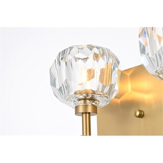 Foto 4 | Foto 4 | Lámpara De Pared Elegant Lighting Graham 3 Luces Hierro Dorado - Venta Internacional.
