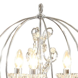 Foto 2 | Foto 2 | Lámpara Benzara Bm308928 79 Cm Crystal Metal Cromo - Venta Internacional.