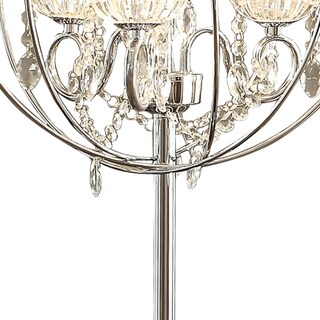 Foto 3 | Foto 3 | Lámpara Benzara Bm308928 79 Cm Crystal Metal Cromo - Venta Internacional.