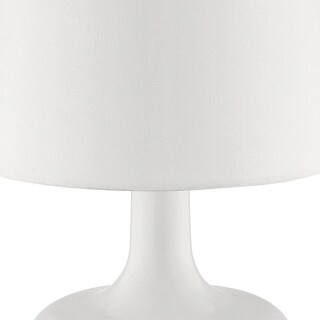 Foto 2 | Foto 2 | Lámpara Benzara Bm240455 Con Base Metálica En Forma De Lágrima Color Blanco - Venta Internacional.