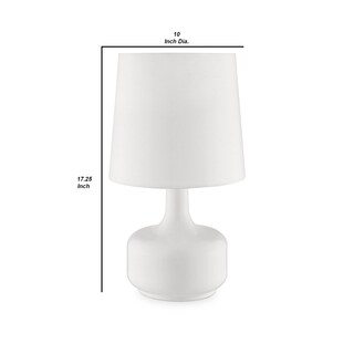 Foto 5 | Foto 5 | Lámpara Benzara Bm240455 Con Base Metálica En Forma De Lágrima Color Blanco - Venta Internacional.