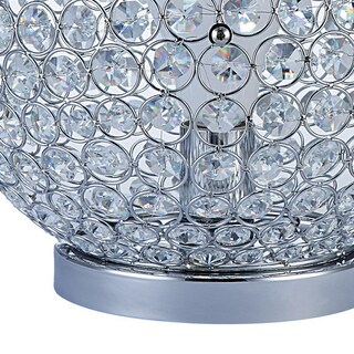 Foto 4 | Foto 4 | Lámpara De Mesa Benzara Bm309672 33 Cm Crystal Globe Led - Venta Internacional.