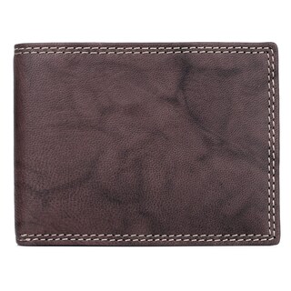 Foto 2 | Foto 2 | Billetera Buxton Hunt De Piel Marrón Con Forma De Tarjeta De Crédito - Venta Internacional.