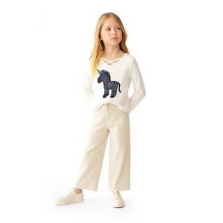 Foto 1 | Foto 1 | Blusa Infantil De Unicornio /kids 992238 (blanco) Blanco