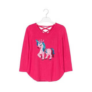 Foto 3 | Foto 3 | Blusa Infantil De Unicornio /kids 992240 (fiusha) Fucsia