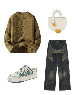 Foto 3 | Foto 3 | Jersey Aelfric Eden Oversized 90s Vintage Para Mujer - Venta Internacional.
