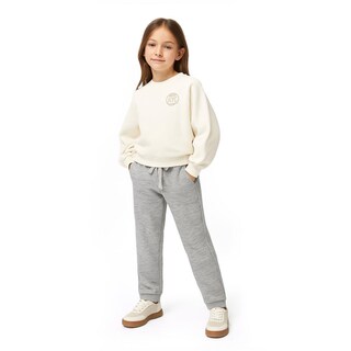 Foto 1 | Foto 1 | Pantalon Jogger Afelpado Para Niña / Kids 992501 (gris) Gris