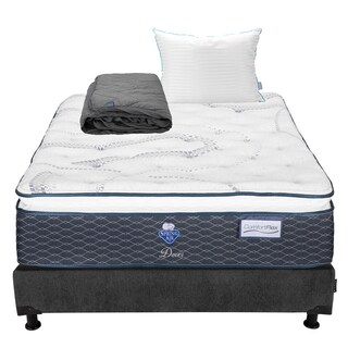 Foto 1 | Foto 1 | Colchón Spring Air Dover Queen Size + Box Dicasa + Almohada Royal + Protector Lux