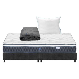 Foto 1 | Foto 1 | Colchón Spring Air Dover King Size + Box Dicasa + Almohada Royal + Protector Lux