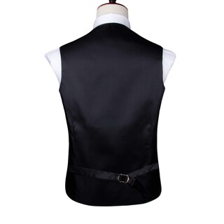 Foto 7 | Foto 7 | Conjunto De Chaleco Y Chaleco Dubulle Para Hombre Traje De Cachemir Con Estampado Floral Naranja - Venta Internacional.