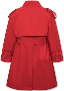 Foto 6 | Foto 6 | Gabardina Betusline De Doble Botonadura Roja Para Mujer - Venta Internacional.