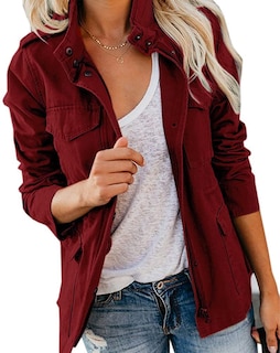 Foto 1 | Foto 1 | Chaqueta Soulomelody Military Anorak Para Mujer Talla Xs - Venta Internacional.