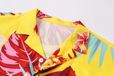 Foto 5 | Foto 5 | Camisa Hawaiana Cromoncent Para Hombre De Manga Corta Con Forma De Piña - Venta Internacional.