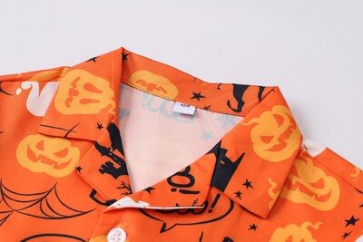 Foto 3 | Foto 3 | Camisa Sangtree Con Estampado Floral Hawaiano De Manga Corta Naranja - Venta Internacional.