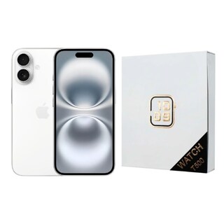 Foto 1 | Foto 1 | Iphone 16 128gb Blanco Chip Reacondicionado Más Reloj Genérico