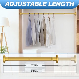 Foto 4 | Foto 4 | Barra De Cortina De Ducha Corklatta Gold 80-200 Cm De Acero Inoxidable - Venta Internacional.