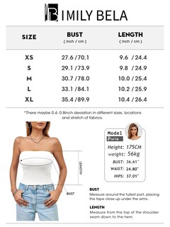 Foto 6 | Foto 6 | Blusas Crop Tube Imily Bela Para Mujer Verano Sin Tirantes Gris Oscuro - Venta Internacional.