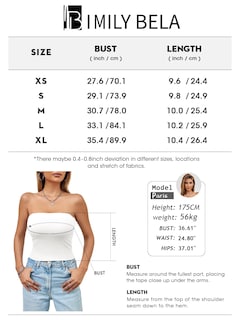Foto 6 | Foto 6 | Blusas Crop Tube Imily Bela Para Mujer Verano Sin Tirantes Color Albaricoque - Venta Internacional.