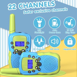 Foto 3 | Foto 3 | Walkie Talkies Selieve Para Niños De 3 A 12 Años Con Un Alcance De 3 Millas - Venta Internacional.