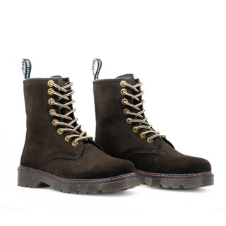 Foto 3 | Foto 3 | Botas Offlander Tipo Militar Piel Gamuza Café