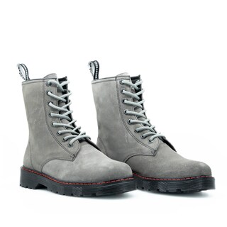 Foto 3 | Foto 3 | Botas Offlander Tipo Militar Piel Gamuza Gris