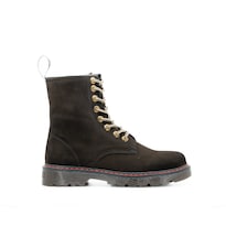 Botas Offlander Tipo Militar Piel Gamuza Café