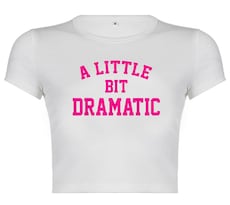 Top Corto Woxlica A Little Bit Dramatic White Para Mujer S - Venta Internacional.