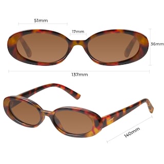 Foto 6 | Foto 6 | Gafas De Sol Mosanana Retro Oval Ms52360 Para Mujer Tortoise - Venta Internacional.