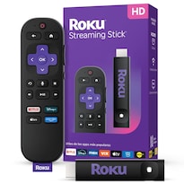 Dispositivo De Streaming Roku Hd 2025 Con Control Remoto Por Voz Para Tv En Vivo Y Gratis