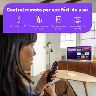 Foto 8 | Foto 8 | Dispositivo De Streaming Roku Hd 2025 Con Control Remoto Por Voz Para Tv En Vivo Y Gratis