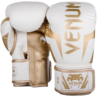 Foto 7 | Foto 7 | Guantes De Boxeo Venum Elite Blanco Dorado