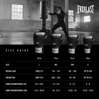 Foto 3 | Foto 3 | Guantes De Boxeo Everlast Prostyle 2 Negro Con Cierre De Velcro Y Ventilación Para Hombre Y Mujer