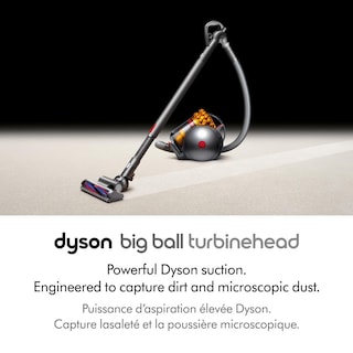 Foto 7 | Foto 7 | Aspiradora Dyson Big Ball Turbinehead Amarillo Moldeado Con Tecnología De Bola Para Fácil Maniobra