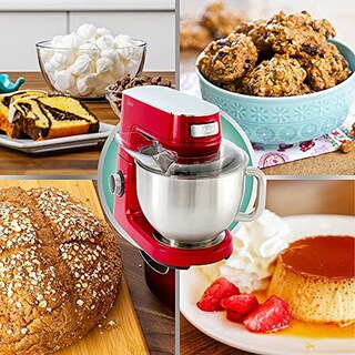 Foto 3 | Foto 3 | Batidora Planetaria Oster Roja Con 10 Velocidades Y Tazón De 5.2 Litros