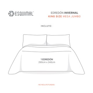 Foto 4 | Foto 4 | Cobertor Edredón Borrega Esquimal Asper King Size Mega Jumbo