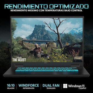 Foto 3 | Foto 3 | Laptop Gamer Gigabyte Gaming A16 Nvidia Geforce Rtx 5050 Intel Core I7 13620h 16gb Ram 512gb Ssd 16'' Teclado En Español
