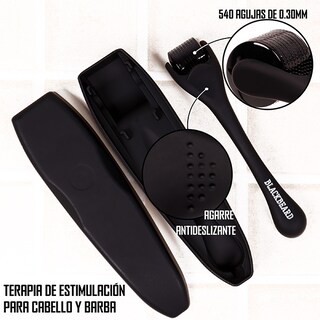 Foto 7 | Foto 7 | Kit Minoxidil 15% 3 Tónicos Bizarra Negra + Dermarroller