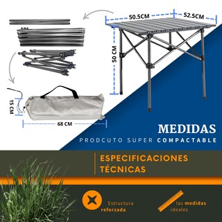 Foto 4 | Foto 4 | Mesa Plegable Caming Individual