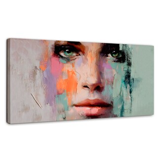Foto 1 | Foto 1 | Cuadro Decorativo Caras Abstractas Canvas Rostro De Vida 120x60
