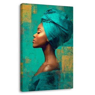 Foto 1 | Foto 1 | Cuadro Decorativo Mujer Africana Canvas Oasis De Ébano 60x90