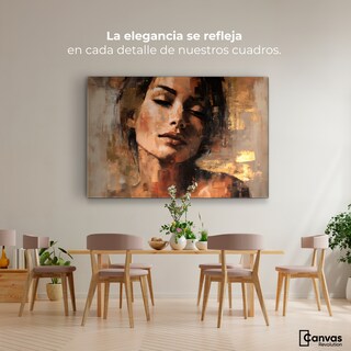 Foto 2 | Foto 2 | Cuadro Decorativo Caras Abstractas Canvas Lienzo De Alma 90x60