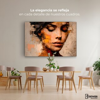 Foto 2 | Foto 2 | Cuadro Decorativo Caras Abstractas Canvas Rostro Místico 90x60