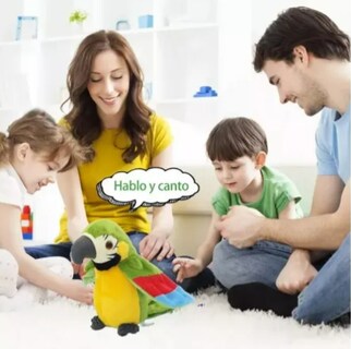 Foto 2 | Foto 2 | Xtellar Loro Parlante Interactivo Juguete Educativo De Peluche Grabador Amarillo