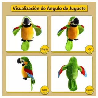 Foto 3 | Foto 3 | Xtellar Loro Parlante Interactivo Juguete Educativo De Peluche Grabador Amarillo